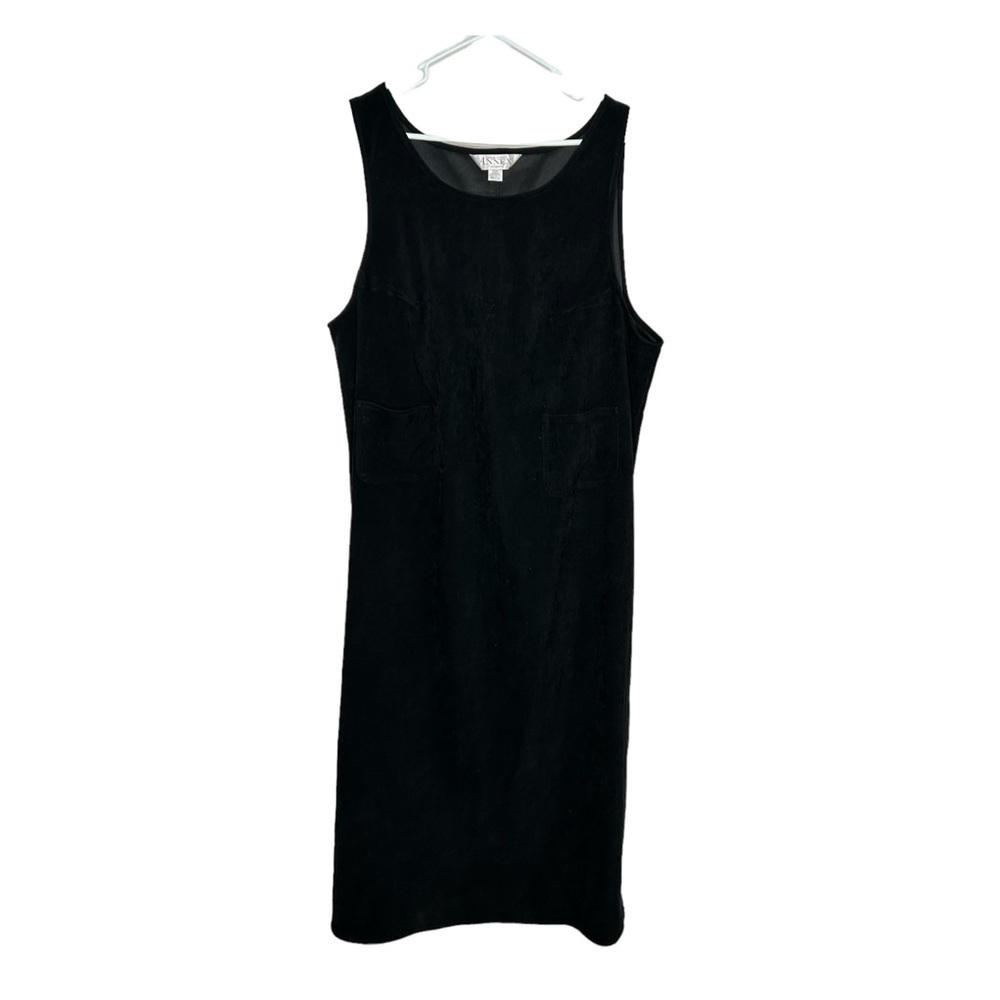 Casual Corner Annex Women’s Modest Sueded Black Dress 18W